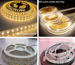 van LEIDENE van 24v 12v 60leds 30leds flexibele LEIDENE van Ce Epistar 3528s 2835s strooklichten UL strooklichten