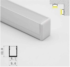 De geanodiseerde Gebeëindigde van het LEIDENE Uitdrijving Aluminiumprofiel voor de Muur van het Vloerkabinet, Heatsink