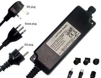 de waterdichte geleide transformator van 24Vdc 3a 72Watt IP68 voor elektronische tapkraan, AC 100-240Vac, met duidelijk Ce UL