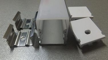 U vorm van de LEIDENE de profielen aluminiumuitdrijving, melkachtige verspreider voor geleide stroken, aluminium LEIDENE profielen voor opslag