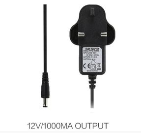 De muur zet Ac aan de Voeding van de de Machtsadapter van Gelijkstroom 12v voor Kabeltelevisie-Camera/Geleide Stroken op