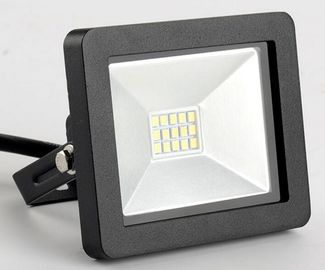 Lichten van de het Stadion de Waterdichte Geleide Vloed van IP65 10w 700lm met Aangemaakt Glas, Zwart Aluminiumlichaam