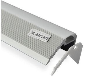 Van het LEIDENE de verspreider Aluminiumprofiel voor treden voor van het LEIDENE dekking van PC strokenprofiel de Duidelijke Berijpte Melkachtige