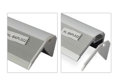 Van het LEIDENE de verspreider Aluminiumprofiel voor treden voor van het LEIDENE dekking van PC strokenprofiel de Duidelijke Berijpte Melkachtige