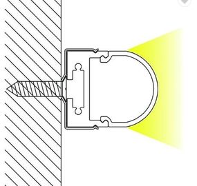 De opschorting Opgezette Aluminium van de LEIDENE Profiel Geanodiseerde Profielen Aluminiumuitdrijving voor Plafondverlichting