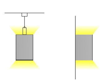100mm*120mm Aluminium LEIDENE profieluitdrijving voor Hangende Verlichting