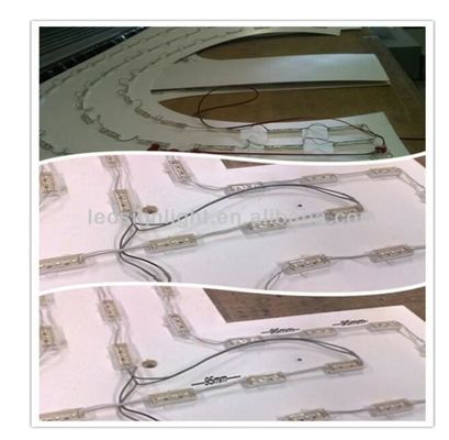 24W 24LM Slim&amp;Mini leidde van de de brieven3led module van het modulekanaal het koude wit voor kanaalbrief reclamevakje