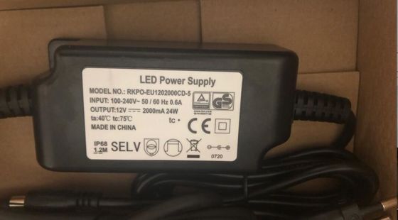12v 2a 3a maken transformatorklasse 2 voeding waterdicht24Watt IP68 voeding voor de elektrische pomp van het tapkranenwater
